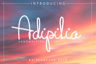 Adipilia: A Warm Script Font for Makers