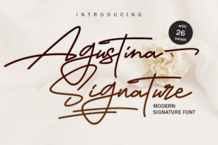 Agustina Signature: A Charming Handwritten Font