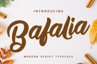Bafalia: A Handwritten Font for Web Design