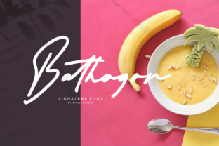 Bathagor: A Cool Script Font