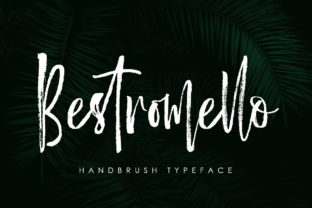 Bestromello: A Creative Brush Font for Designers