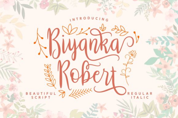 Biyanka Robert Font for Web Design