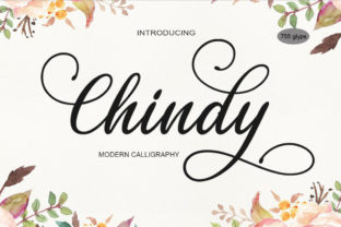 Chindy: A Handwritten Font for Creative Makers