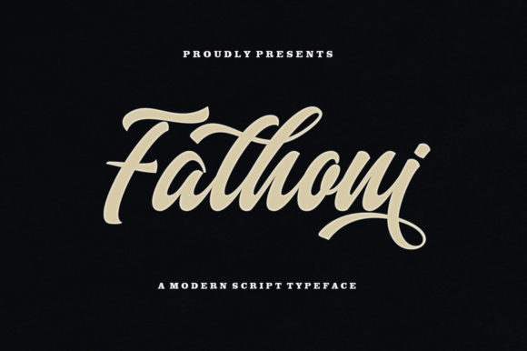 Fathoni: A Handwritten Font for Creative Campaigns