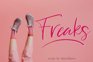 Freaks: A Bold Script for Creative Design