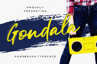 Gondala: A Script Typeface for Web Design