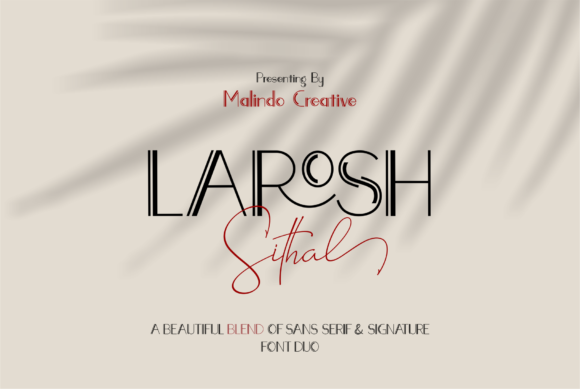 Larosh Sithal Duo: A Script Font for Web Design