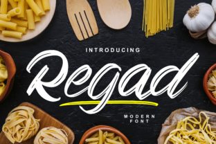 Regad: A Playful Script Font for Creative Projects
