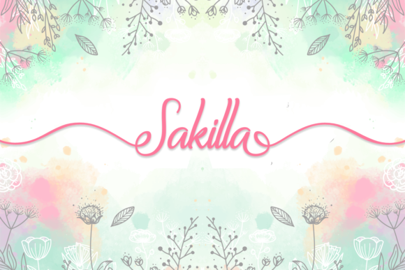 Sakilla: A Script Font for Web Design