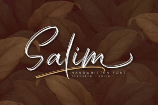 Salim: A Handwritten Font with Elegance