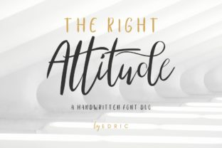 The Right Attitude Font Duo