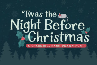 Twas the Night Before Christmas Font