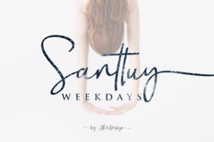 Weekdays Santtuy: A Script Font for Editorial Magic